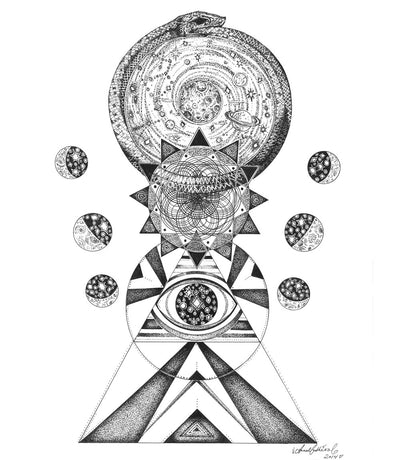 The Infinity of Oroburus - Bells Fine Art