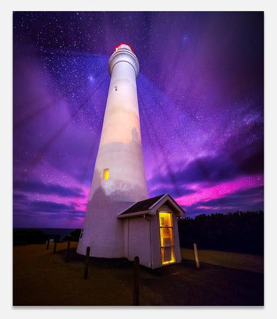 Aireys Inlet Split Point Lighthouse Aurora - Bells Fine Art