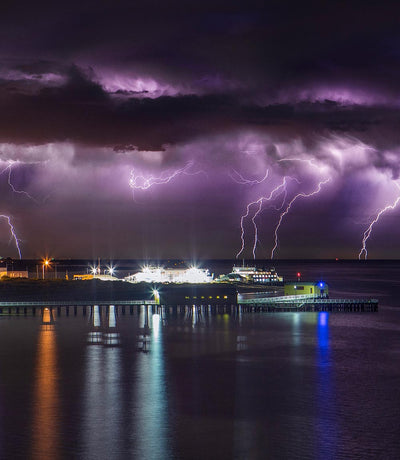 Queenscliff Harbour Storm - Bells Fine Art