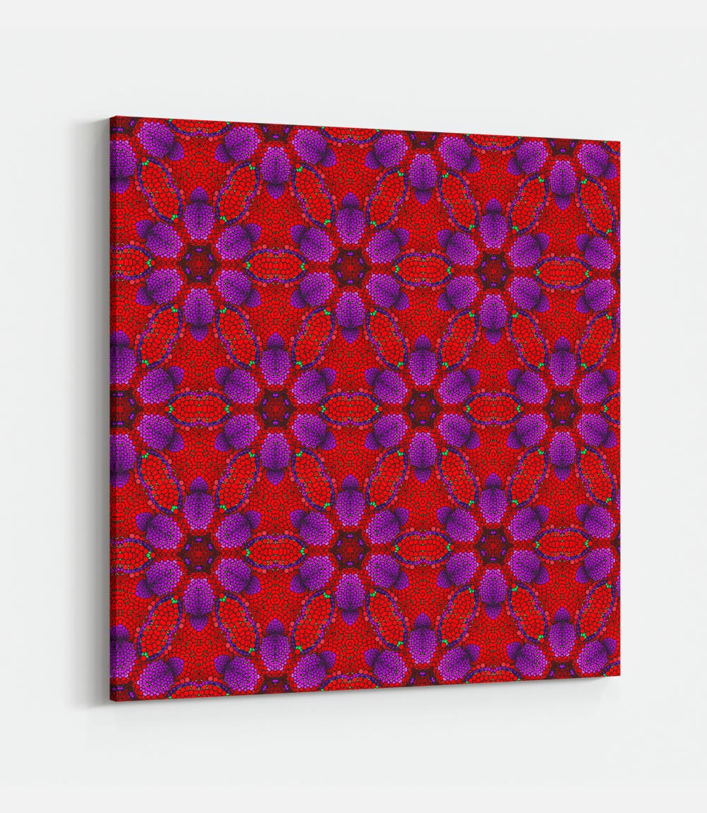 Purple & Red Lillies - Bells Fine Art
