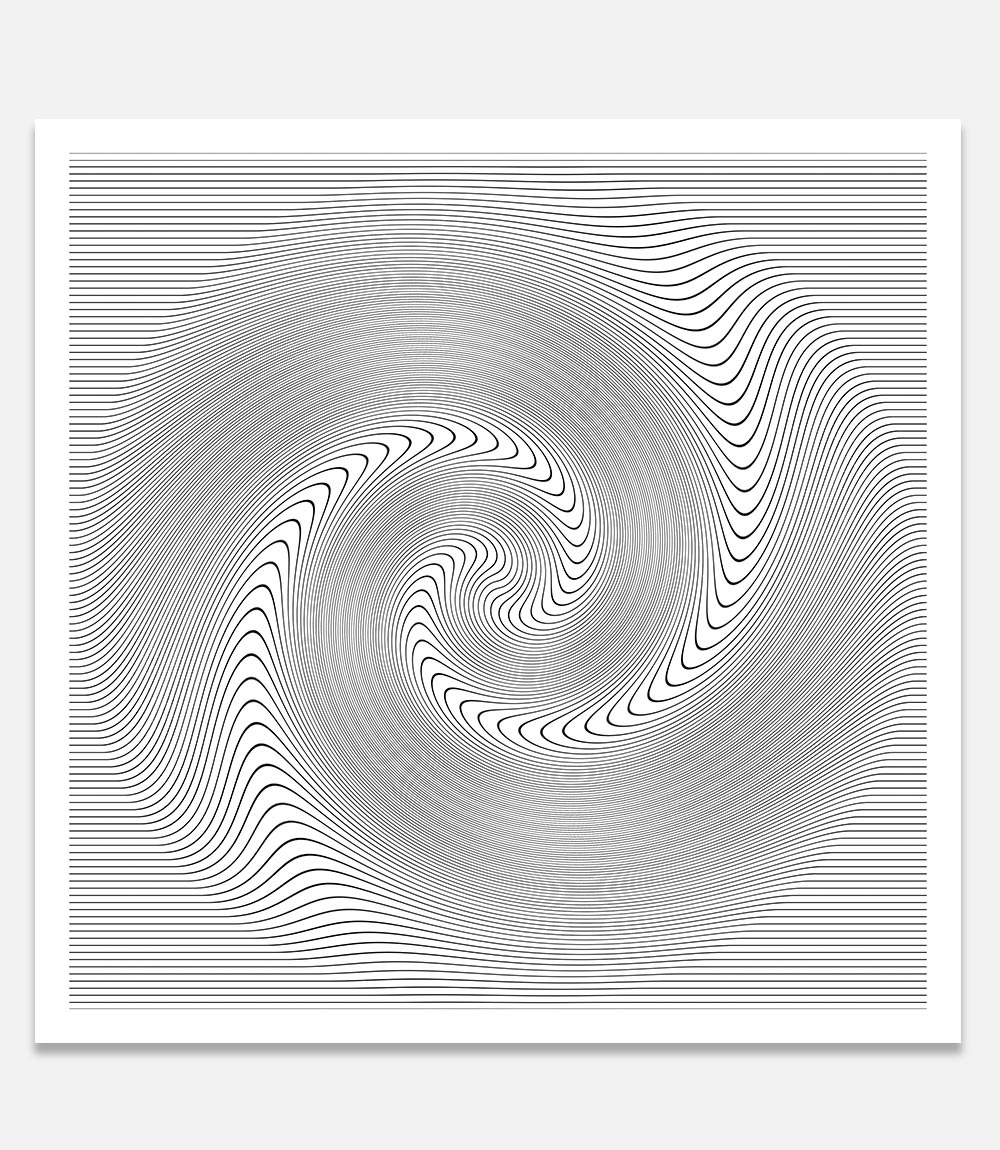 Grid Lines With a Twist - Bells Fine Art
