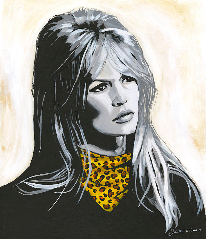 Brigitte Bardot Scarf - Bells Fine Art