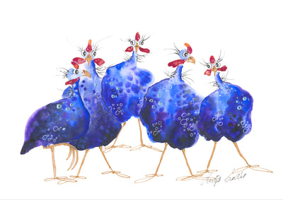Guinea Fowl - Bells Fine Art