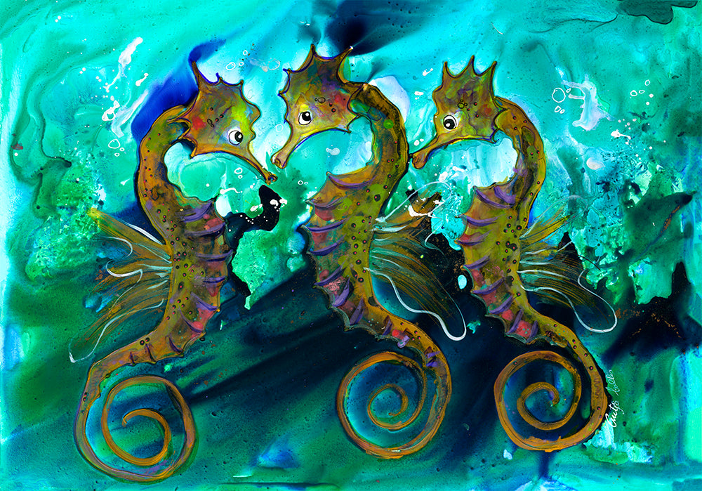 Seahorses - Bells Fine Art